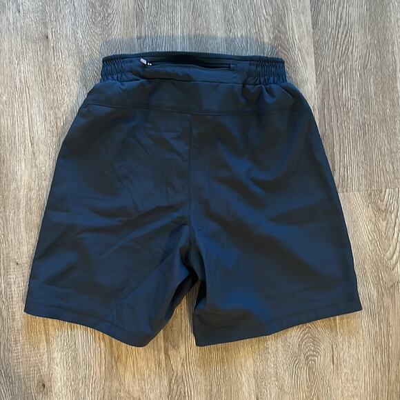 REI Pivot 7" Shorts Black Size Small Water Repellent Brief Liner - Picture 8 of 8